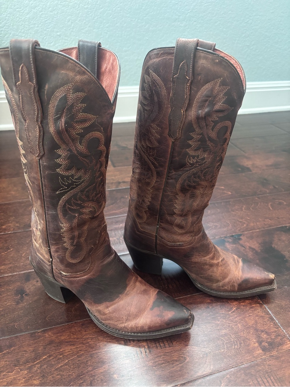 Vintage Dan Post "Dirty Bull Kid" (also known as the Maria model) Size 7.5